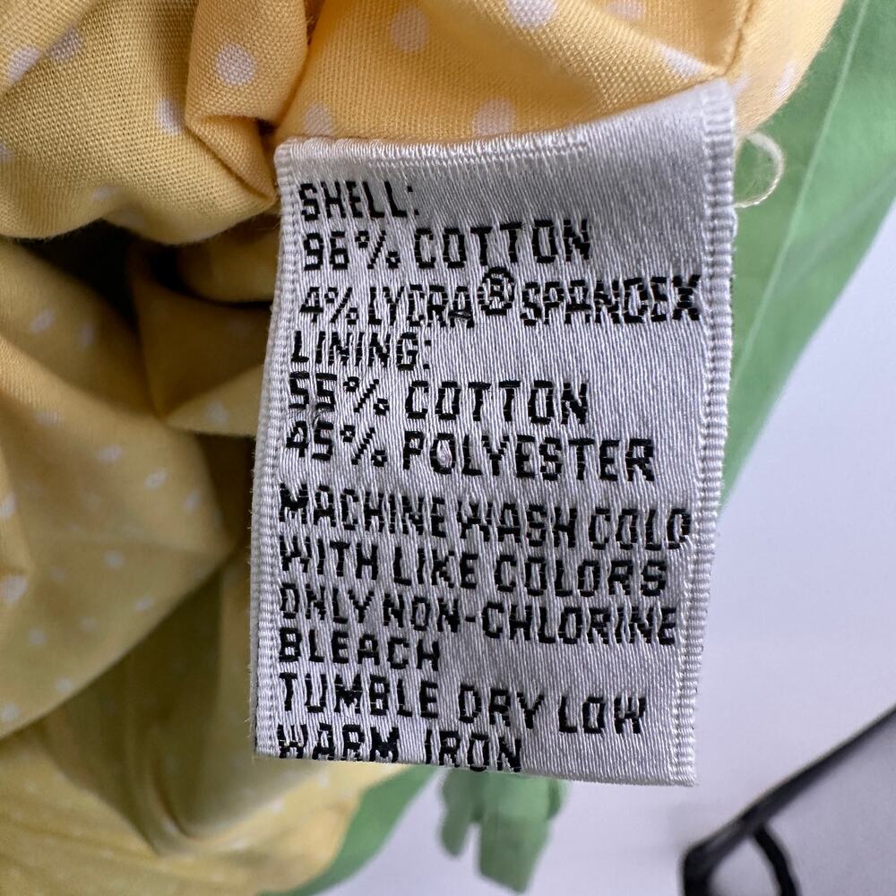 TALBOTS Green Collared Spring Blazer Jacket // 12 Petite - Picture 8 of 9